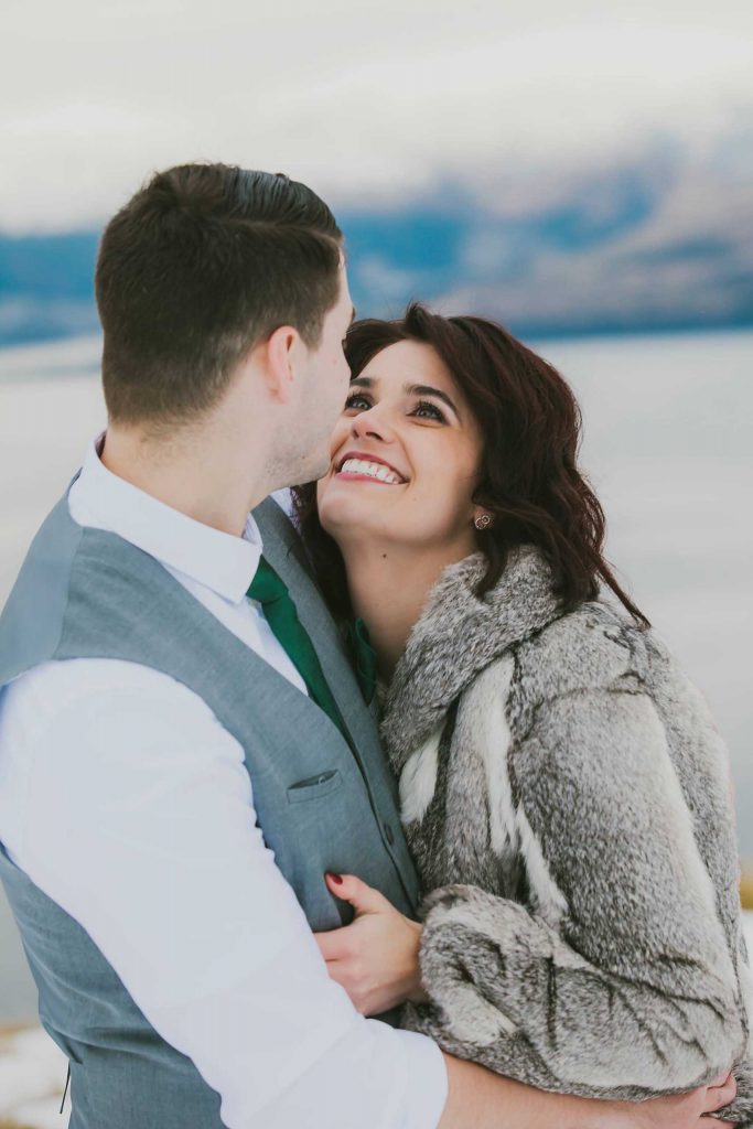 smiling bride