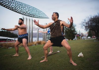 Maori Welcome being performed