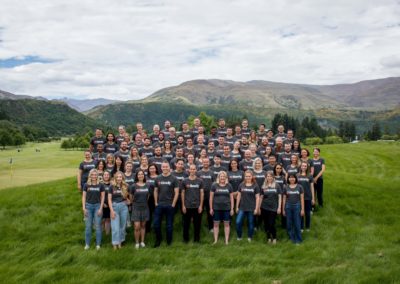 large Group photo in field