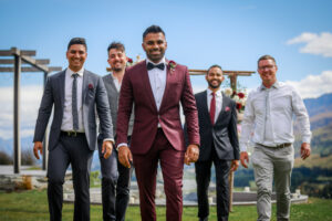 groom and his groomsmen